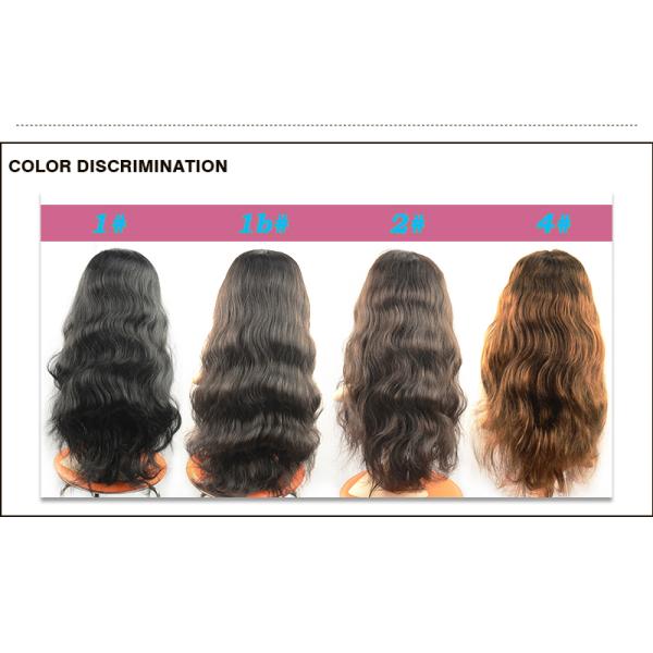 Straight Remy Human Hair Front Lace Wigs With Baby Hair Around