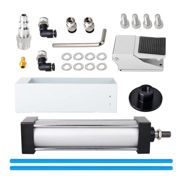 Durable Pneumatic Cylinder Aluminum Can Crusher Foot Valve Type