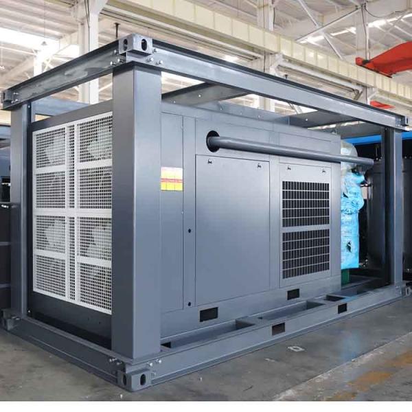 200hp Skid-mounted Screw Air Compressor With Tank And Soft Start
