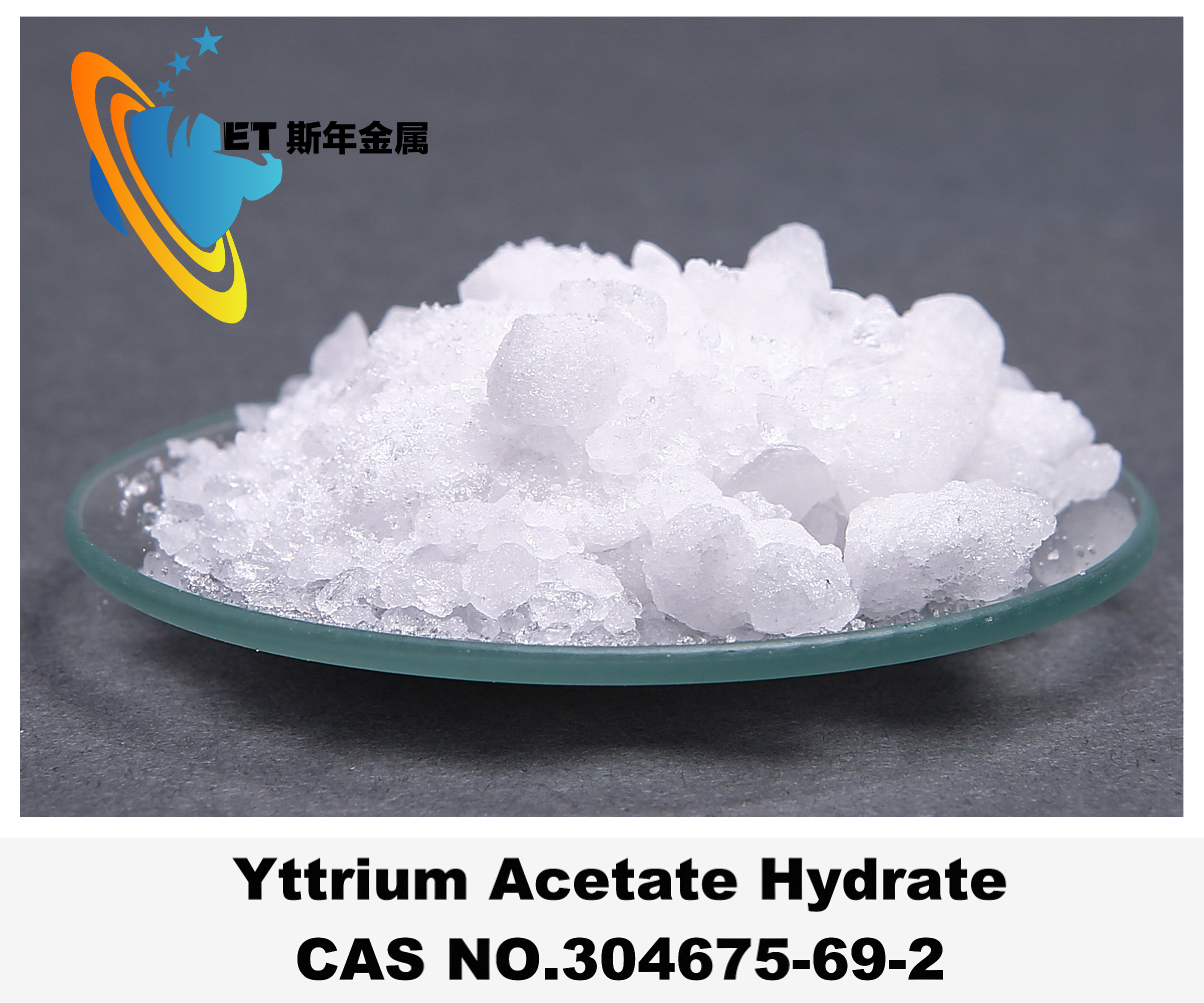 White Powder Yttrium Acetate Hydrate Growth Promoter CAS 304675-69-2