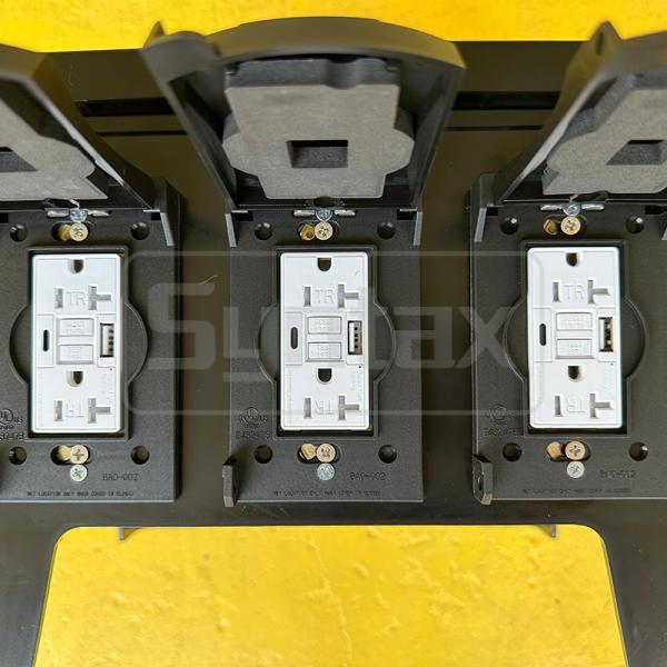 Syntax MP24 防水ポータブル配電ユニット 50A 単相 2極 4線 UL/ETL 認証済みレセプタクル