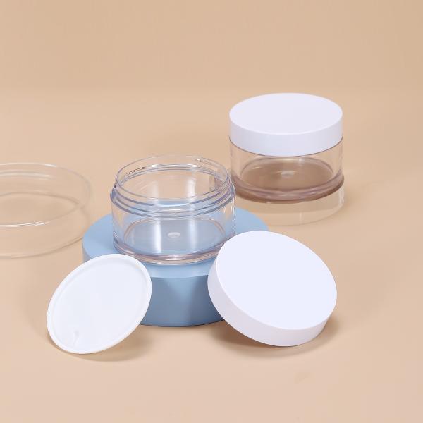 Transparent Hot Runner Injection Molded Plastic Cream Bottle 100ml
