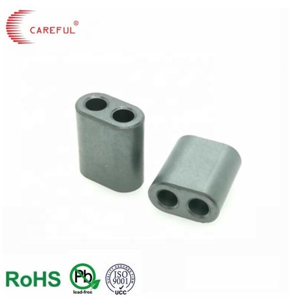 Soft EMI Suppression Ferrite Two Holes Balun Ferrite Core RoHs Approved