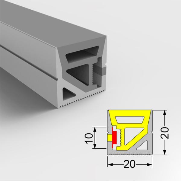 20*20mm LED RGB Luces de banda resistentes al agua IP65 DC24V LED Flexible Luz de Neón 3000K 4000K 5000K