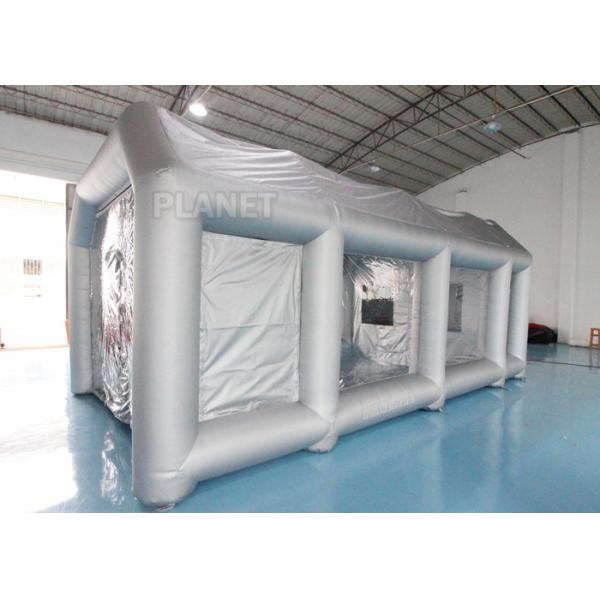 Portable Silver Custom Size Inflatable Car Workstation Spray Paint Booth Tan Spray Painting Booths For Cars