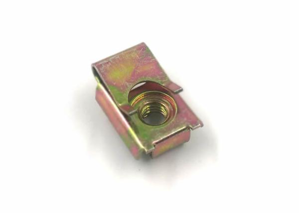 High Strength M6 Cage Nuts Round Holes For Power Distribution Boxes