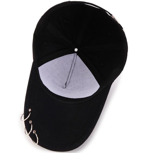 High Quality New Fashion Casual Hip-hop rivets Sport Cap Custom Unisex Ponytail trucker hat color:dark blue  size:adult