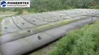 SACO DE GEOTÊXTIL TECIDO PP EM FORMA DE RECIPIENTE PARA DESIDRATAÇÃO / Geocontainer de Desidratação