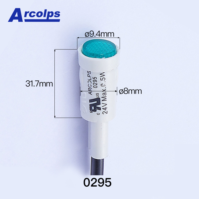 For UL Certified Industrial Grade Neon Indicator LED Light in Red for 110V 230V Electronic Devices