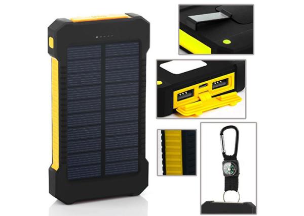 Smartphone Solar Powered Portable Charger 138*77*18mm With Overcharge Protection