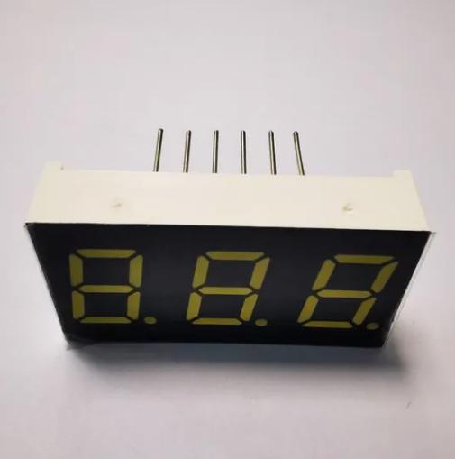 Compact Triple Digit 0.4inch 7 Segment Common Cathode Super Bright Red LED Display for Coffee Maker Machine