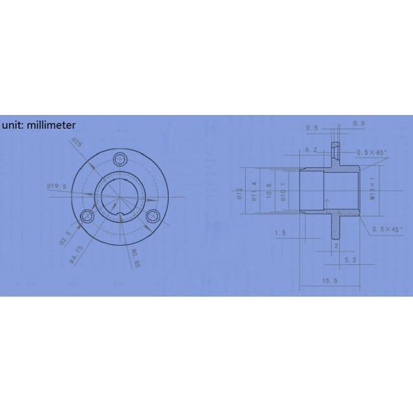 Round Flange 2~7 Pins Gx12 Aviation Connector 3A 200V For Panel Mounting