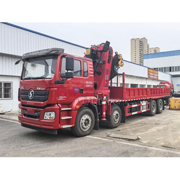 Shacman M3000 8x4 Carga pesada grúa de camión hidráulico Shenbai 25Ton 30Ton 35Ton camión plegable de boom grúa montada para la venta