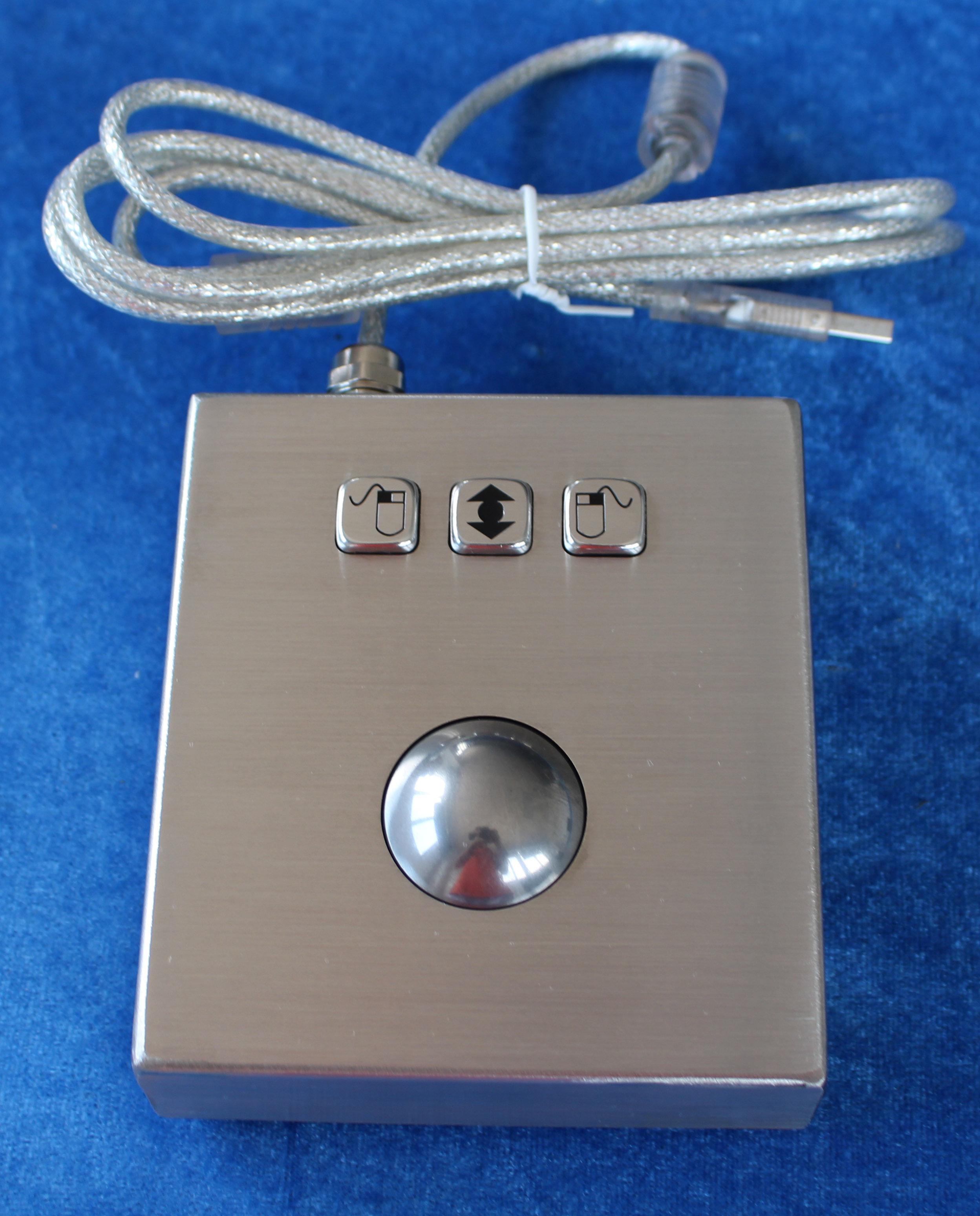 Trackball металла стойки доказательства вандала IP65 прибор одного промышленного оптически указывая