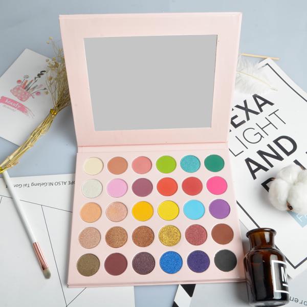 Luxury Eye Makeup Eyeshadow 30 Colosr High Pigment Matte / Shimmer Types