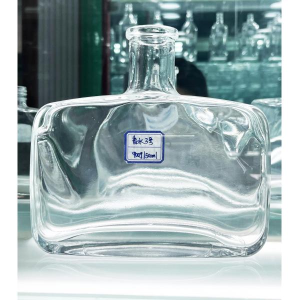 100 мл 200 мл 375 мл 500 мл 750 мл 1000 мл прозрачная стеклянная бутылка для виски водки бренди джина