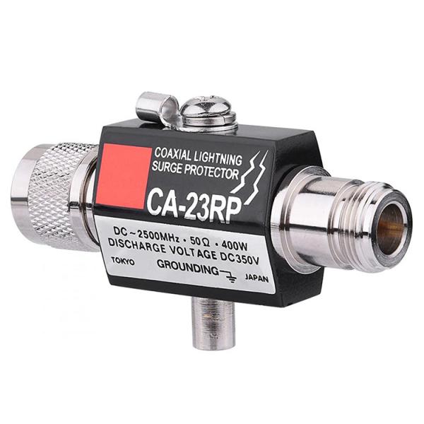 Faixa de frequência 0-2500Mhz Protector de arresto N Fêmea para Fêmea Cabo coaxial de RF CA-23RP