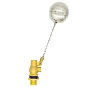 Aluminum Vapor 25mm Brass Body Stainless Steel Ball Brass Float Valves For Water