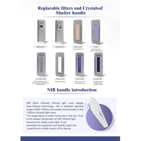 4 в 1 Elight Opt Ipl RF ND YAG лазерная машина для удаления волос NIR