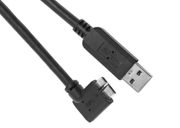 A Male To Micro B Male 5Gbps 28AWG USB3 Vision Cable 5.8mm