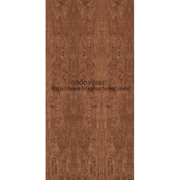 Fancy Bubinga Plywood Cluster Grain High Quality For Hotel Decoration 2440/2745/3050mm Lengthened Size China Factory