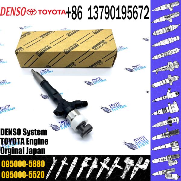 TOYOTA 2KD 2KD-FTV common rail injector 095000-5881 23670-30050 for toyota hiace diesel fuel injector 23670-30050 095000