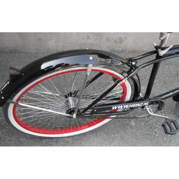 Single Speed Adult Coaster Brake Beach Cruiser Bike with Front Carrier and 26