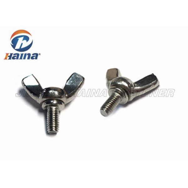 Stainless Steel 304 316 Thumb Wing Screw DIN316 Butterfly Bolt