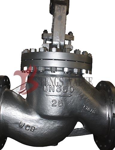 Rising Stem Industrial Globe Valve , Gear Operated Globe Valve Manual