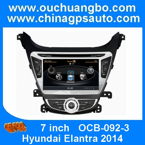 Ouchuangbo S100 Platform Car GPS Navi Multimedia System Hyundai Elantra 2014 1080P Wifi SD