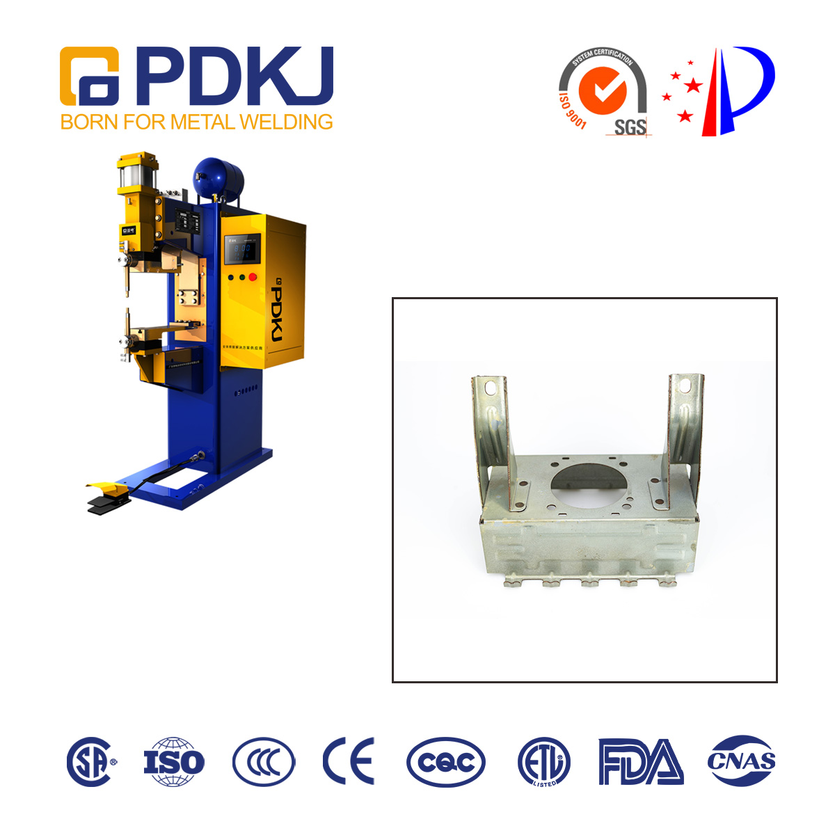 ISO сварочного аппарата пятна 1000Hz MFDC