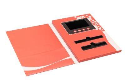 chinese homemade video brochure video business card custom made mini video mailable greeting card with 7 inch lcd scree