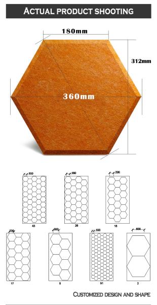 Beige Wood Wool Acoustic Panels Cement Bonded Sound Absorbing Board for Auditorium