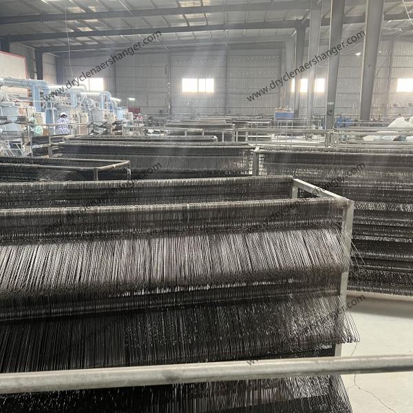 18 Inch 1.9mm Dry Cleaner Hangers In Bulk White Powder Coated