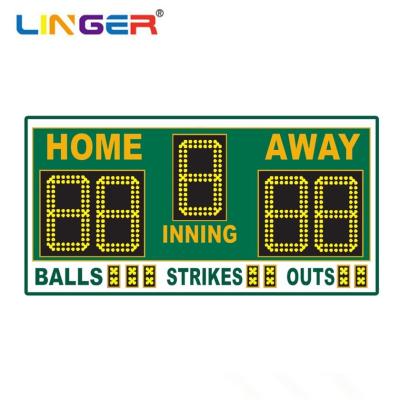 High Durability LED Baseball Scoreboard With High Refresh Rate High Resolution