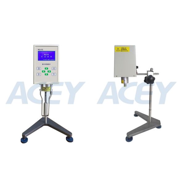 Lab NDJ Series LED Digital Viscometer For Battery Material Viscosity Testing