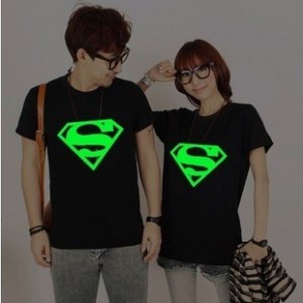 hot cake flashing superman t-shirt/cotton t-shirt/ custom t-shirt with customized design