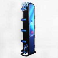 5 Floor Mineral Water Bottle Rack With Logo Metal 240W*500L*1450mmH