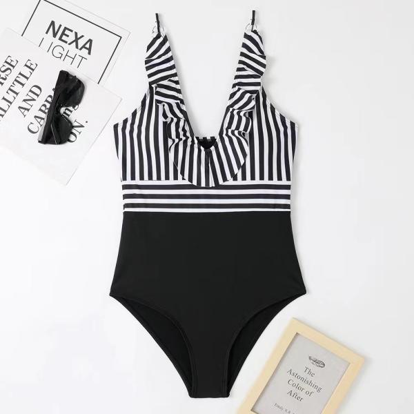 um remenda, roupa de banho sem redução sexy das senhoras da cor do arco-íris, tela de nylon