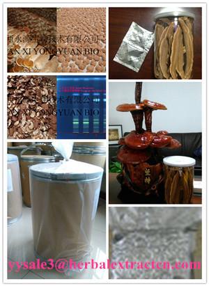 reishi mushroom series: Reishi slices, Reishi Mushroom Extract polysaccharide 20% triterpenoids1% , Manufacture