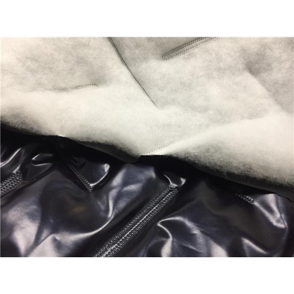 Wadded Clothes PU Synthetic Leather 140g Cotton Quilted With Coated Fabric