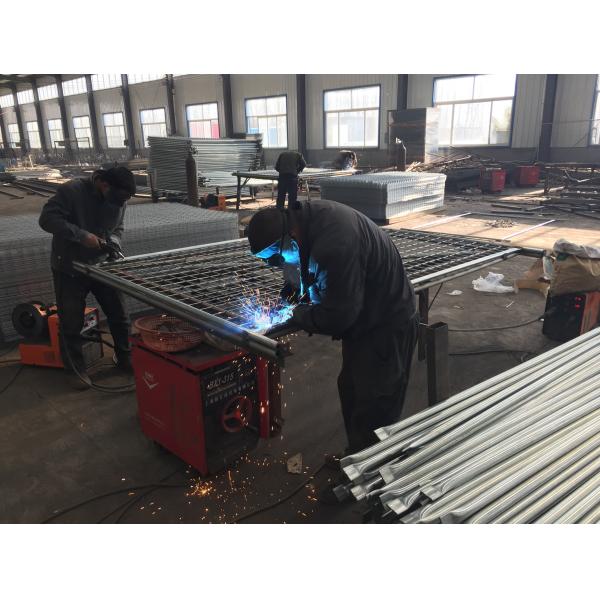 Hot Dipped Galvanized Temporary Fence Barriers For Outdoor 2100mmx2400mm