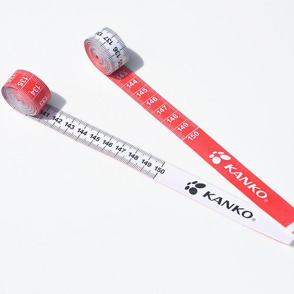 Double Sided Plastic Clothing Tape Measure 150cm With Red White 2 Colors
