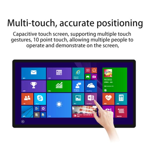 Z Shaped Irregular Smart Screen Touch Table Multimedia AIO Touch Screen Coffee Table