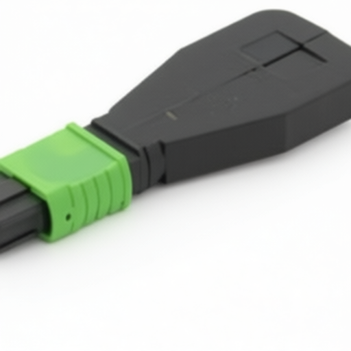 Network Testing Fiber Loopback MPO Female Single Mode PC Polish Connector with Dust Cap L-com FOL-AT-MPF12SM-10D