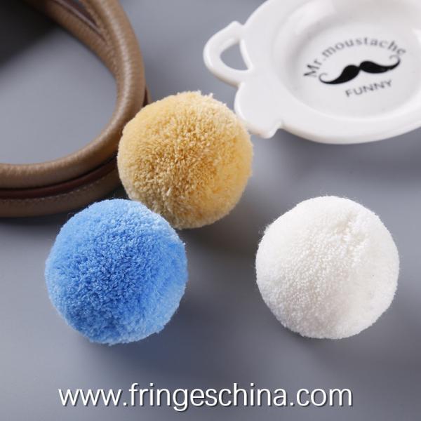 Wholesale Colorful DIY Pom Pom Ball For Mobilephone Costume Christmas Decoration