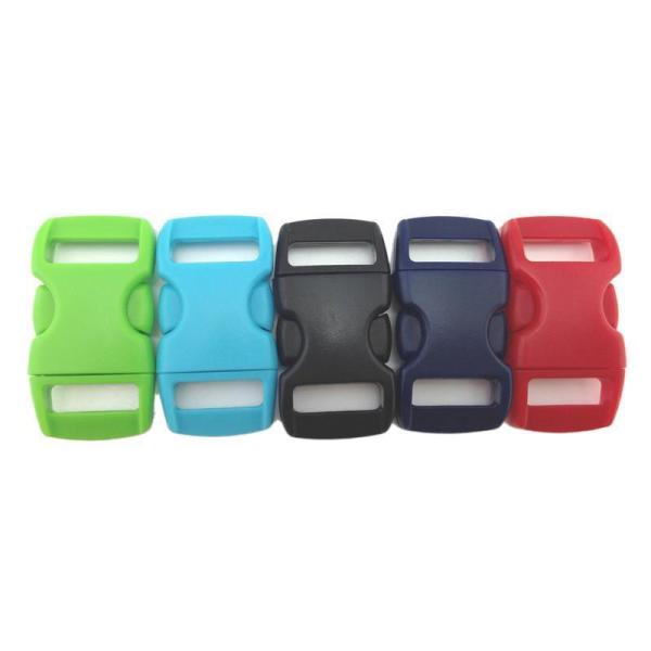 Colorful Plastic 10mm Paracord Curved Side Release Buckle and Estimated Delivery Time
