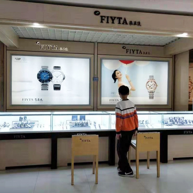 Advertising Watch Display Showcase for High End Chain Store Eco-friendly and Durable