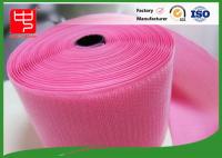 Luz larga do nylon do gancho da cor feita sob encomenda & da fita 100% da asseguração do laço - cor-de-rosa