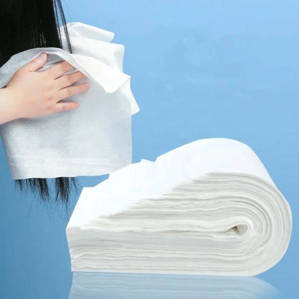 Non Woven Disposable Salon Towel For Bathroom Washable Nontoxic